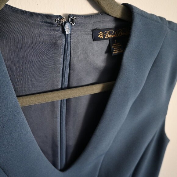 Brooks Brothers Suiting Dress – Medium/Slate Blue – Size 4 - Picture 3 of 13